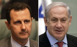 Zionis-Netanyahu-Basyar-Asad